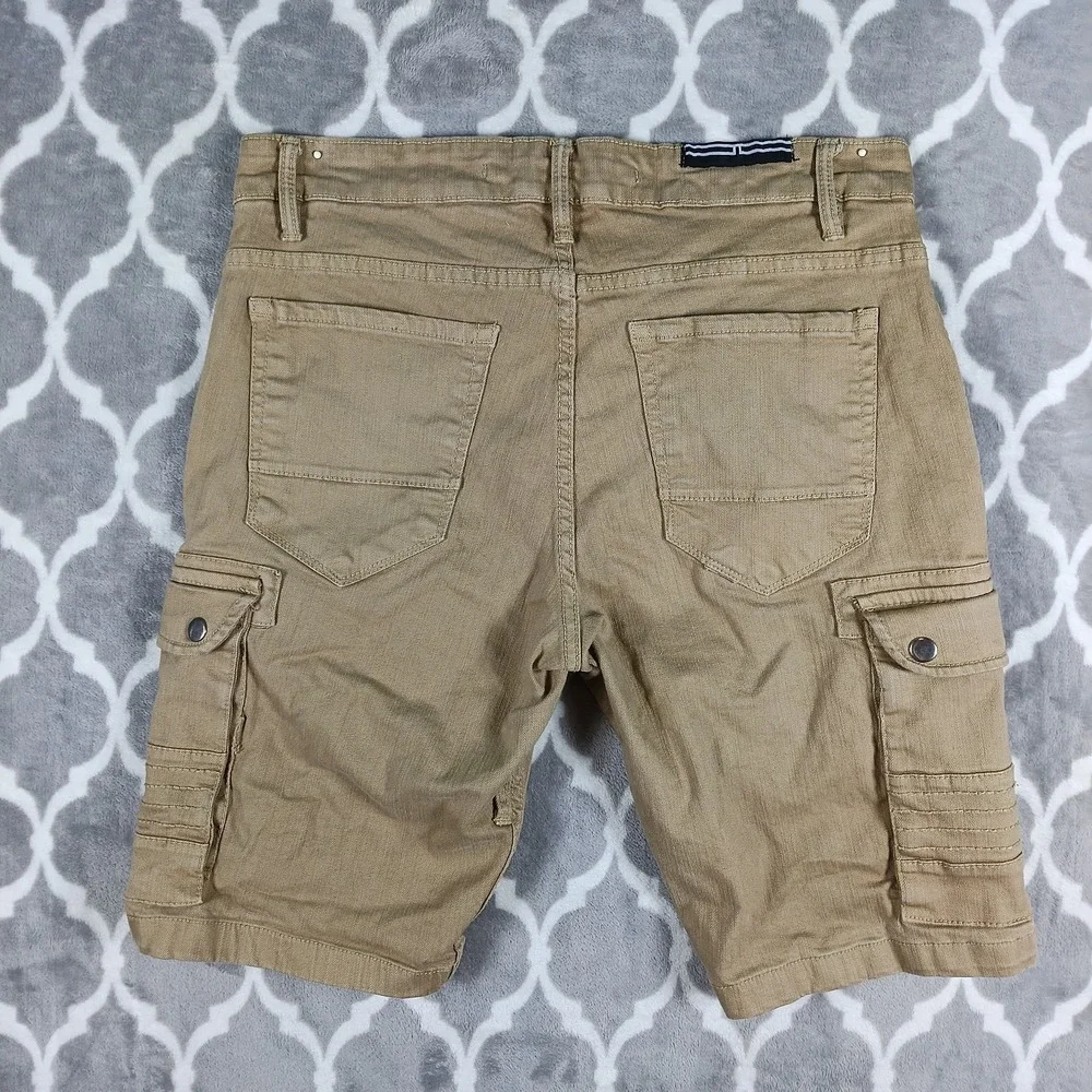 Jordan Craig Cargo Shorts Men Size 32 Tan Cairo Urban Utility Safari Tactical
